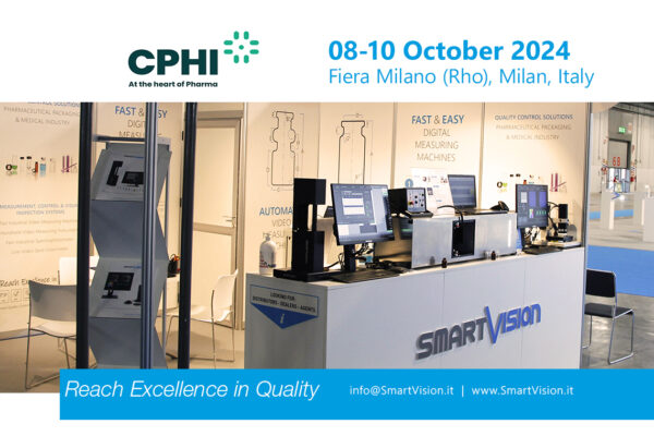 SmartVision Quality Control at CPHI show 2024 in Milan, Italy